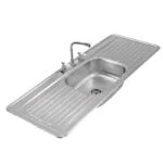Fregadero Empotrar 144 x 54cm 1 Tina Doble Escurridor EB Tecnica C-203N