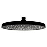 Regadera Redonda 25cm Negro RT2001N