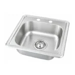Tarja Sencilla Empotrar 38 x 38 x 15cm Acero Inoxidable Satinado Meer TS3838 - Imagen 3