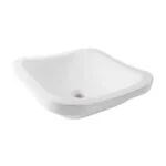 Lavabo Blanco de Doble Instalación (Sobreponer y Sobrecubierta) sin Rebosadero Stala Helvex LV STALA