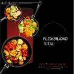 Parrilla de Inducción Magnética Negro Mate de 5 Quemadores (Zona Flex) 77cm 220-240V Nuur PARIN577-BM - Imagen 7