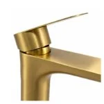 Monomando para Lavabo Dorado Meer MZM4146 - Imagen 2