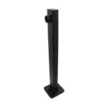Brazo para Regadera Cuadrado 30cm Negro Mate Metalflu 27313 - Imagen 2
