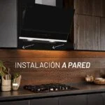 Campana de Pared tipo Pantalla con Cristal Templado Negro 60cm Nuur CAMEXPA60VT - Imagen 5